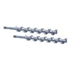 Wear Resistant Side Feeder Conveying Elements Vacuum Hardening For Rubber
