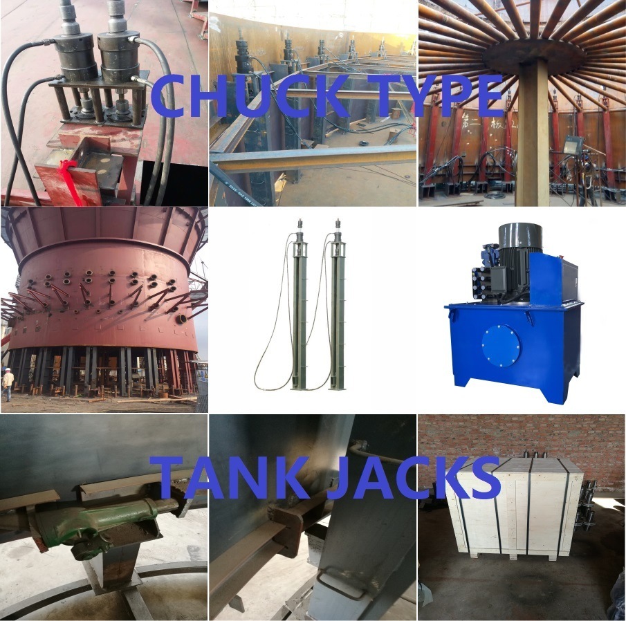 Chuck Type Hydraulic Tank Jacking System Stock Available for Vietnam Tank Construction
