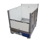 Square Ibc Tote Container / Collapsible Ibc Container 165KG Gross Weight