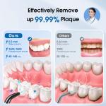 Portable Dental Water Flosser with 300ml Capacity and 1200-1400 pulse/min