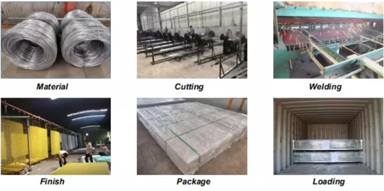 2.2m Height Metal Safety Fencing , 2.5m Width 358 Anti Climb Fence
