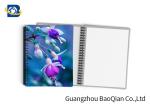 0.6mm PET Material Personalized Spiral Notebooks 3D Lenticular Stationery