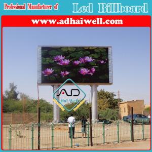Quality Waterproof P16 LED Digital Viedo Advertising Billboard Steel Structure wholesale