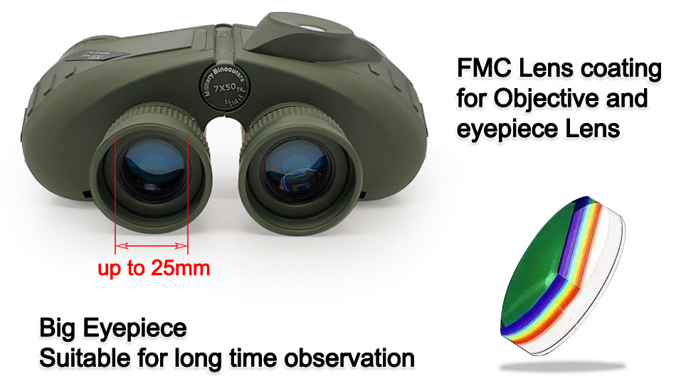 Russian Military Night Vision ED Glass Binoculars 10x50