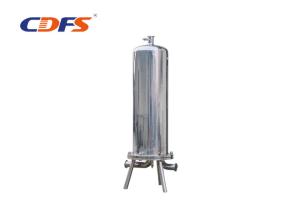 Quality SS Cartridge Water Precision Filter , 5 / 10 Micron Vertical Pressure Filter wholesale