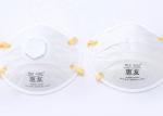 Cup Shape KN95 Face Mask , White KN95 Medical Mask With Breathing Valve