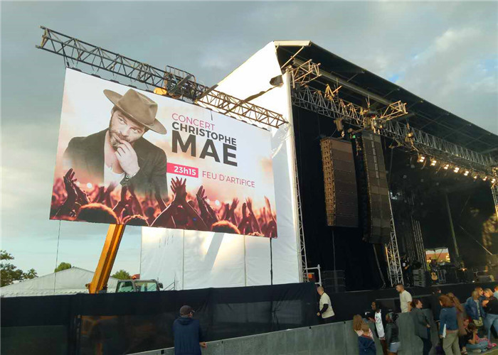 Outside Full Color Led Display Screen P3.91mm For Stage Rental 500 X 500mm