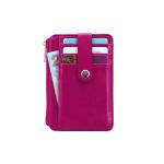 ID Window Leather Business Card Holder Embossed Logo For Birthday / Anniversary