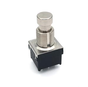 Quality 3PDT Guitar Foot Switch 17mm Footswitch 9 Pin Wire Terminal wholesale