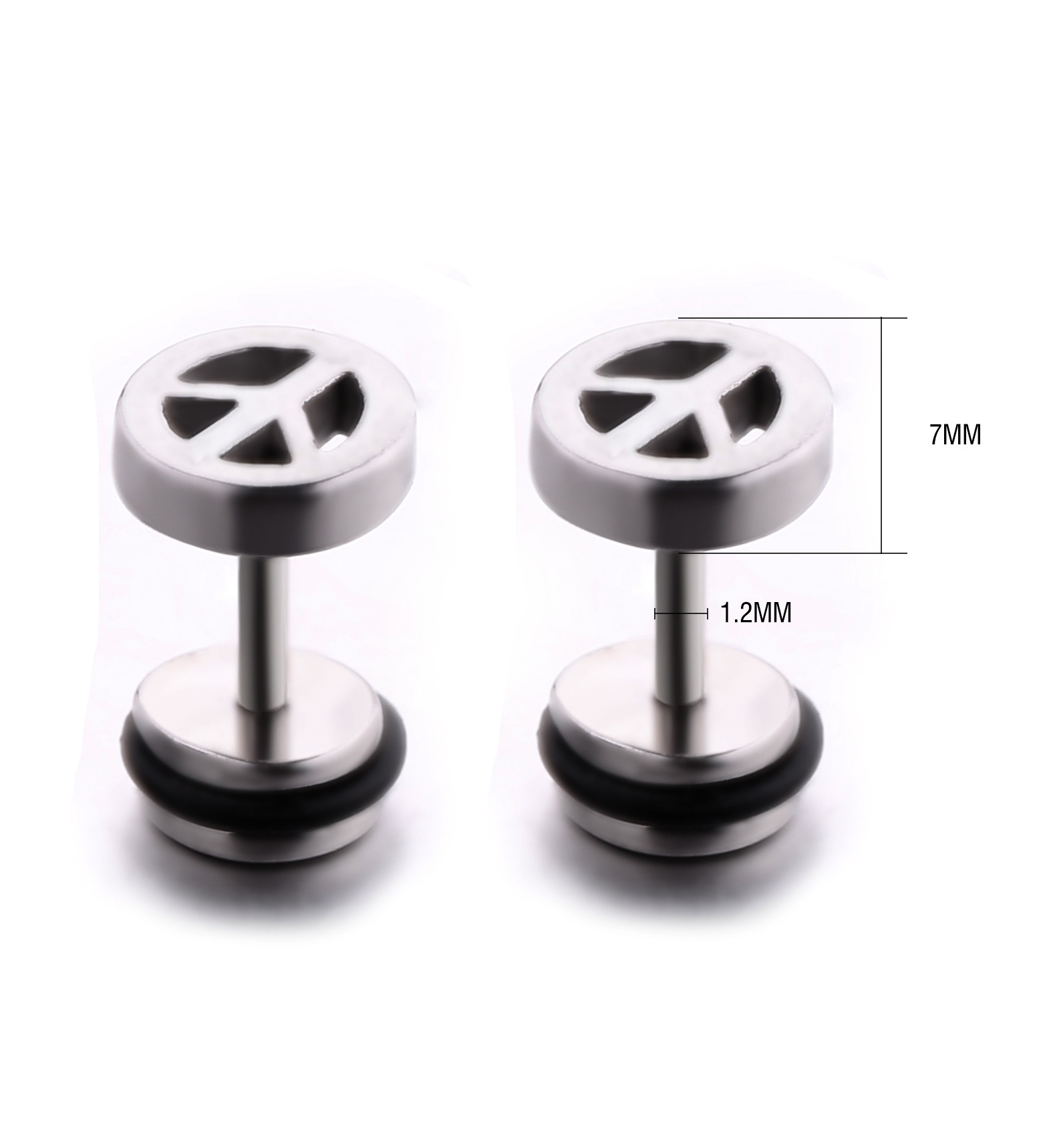 Wholesale fashion simple design small plane women ear stud earrings