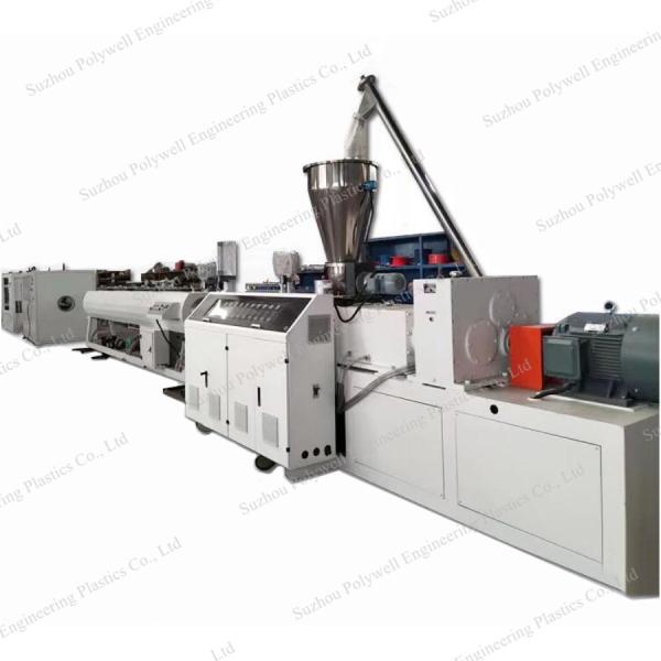 Plastic PVC UPVC CPVC Water Supply Pipe Tube Making Extruder Manufacturing