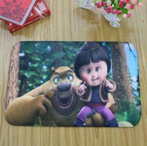 Quality Cartoon Digital Print Polyester Throw Blanket , Custom Warm Quilted Blanket wholesale