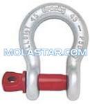 Marine Shackle Safety Bolt Type Anchor Shackle MLG 344 High Strength High