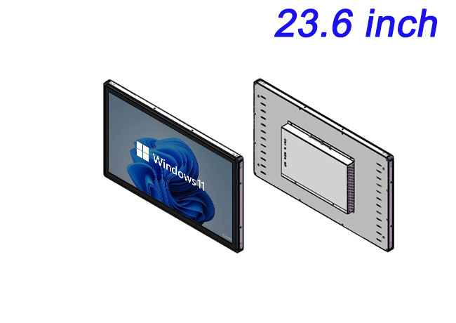23.6-Inch Windows Embedded Display for Medical Diagnostics, CNC Machines, Oil and Gas Systems, and Factory Automation