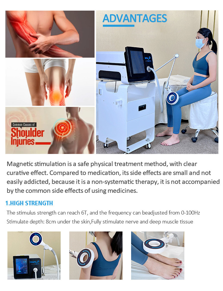 Lumbar Magnetic Therapy Machine Reduce Inflammatory Response / Spinal Rehabilitation