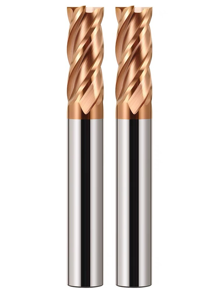 Nano Coating CNC Milling Cutter Tungsten Steel Flat Milling Cutter For Aluminum Alloy