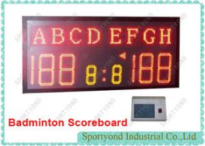 Quality Wireless LED Badminton Electronic Scoreboard Sports With Team Name wholesale