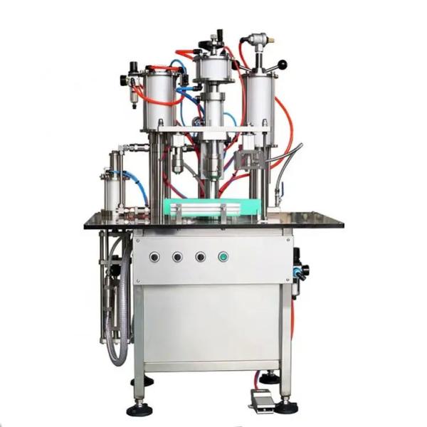 Cheap Full Automatic Aerosol Can Filling Machine with Electric Drive for sale
