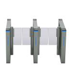 Lobby Automatic System Turnstile Stainless Steel Half Height Turnstile Access