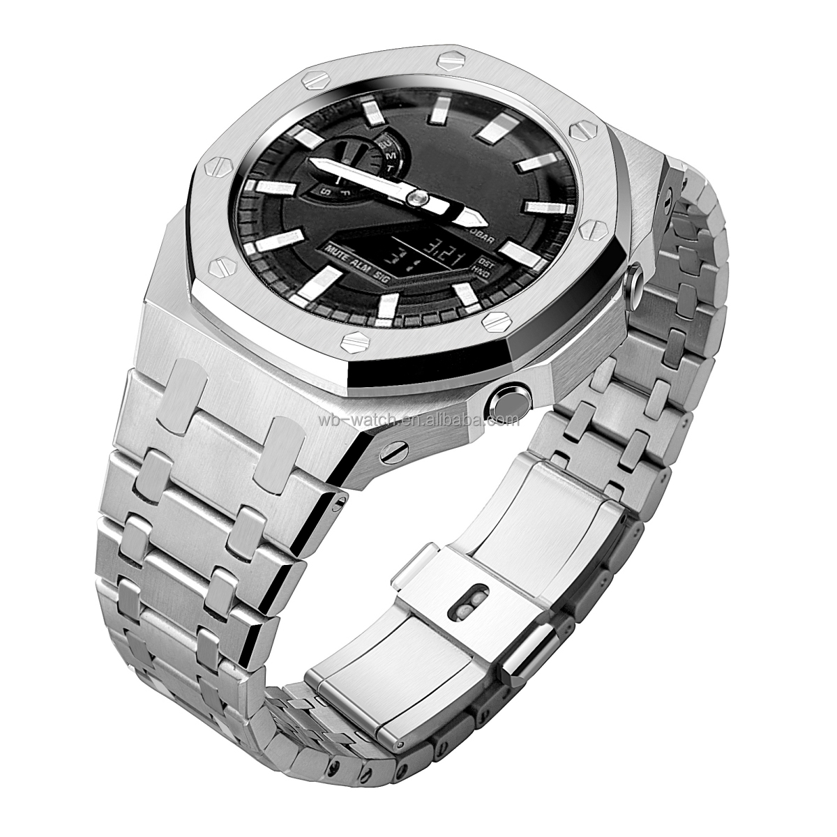 Casio Ga2100 G Shock Case Stainless Steel Strap Mod Wrist Watch 5Th Refit Accessories