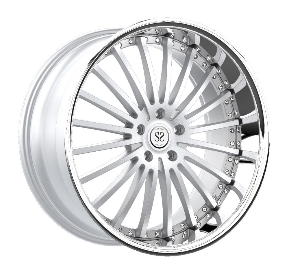 18 19 20 21 inch customize 2 piece forged negative offset offroad SUV wheel rim 5x120