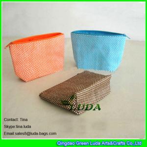 Quality LUDA ladys handbags purses for sale small paper straw purse clutch bags wholesale