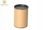 Cylinder Shaped Kraft Paper Tube Packaging Box Round Cardboard For Tea Bag