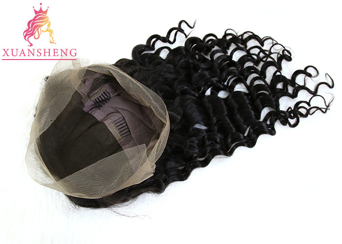 100% Transparents Full Lace Human Wigs Loose Wave Hair Cuticle Aligned