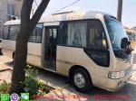 Sightseeing Second Hand Toyota Coaster Bus Golden Color Hotselling Toyota Mini