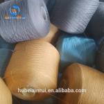 Natural White Big Cone Polyester Sewing Thread TFO Yarn Eco-friendly White Yarn