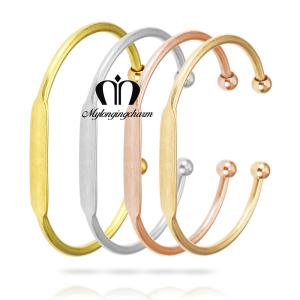Quality 55MM Adjustable Cuff Womens Engraved Bracelets wholesale