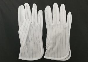 Quality Polyester Lint Free Electrostatic Discharge Gloves In Electronic Assembly wholesale