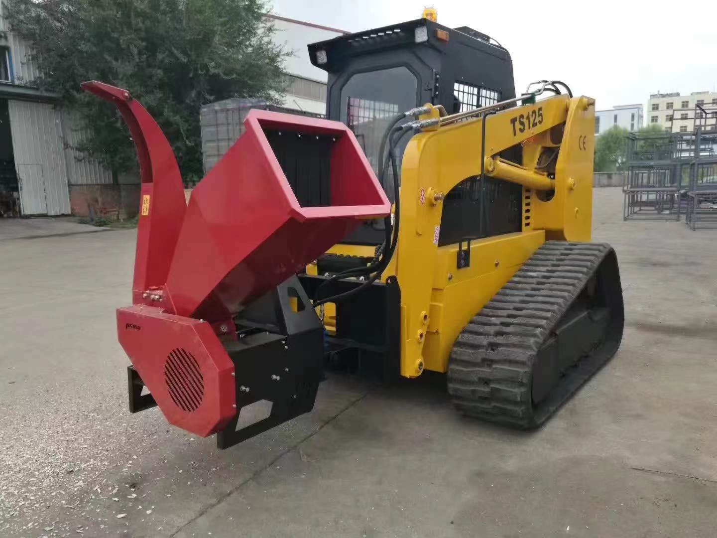 SNSC EPA EV Engine 350kg 500kg Mini Diesel Skid Steer Loader Max Dumping Height 2050mm