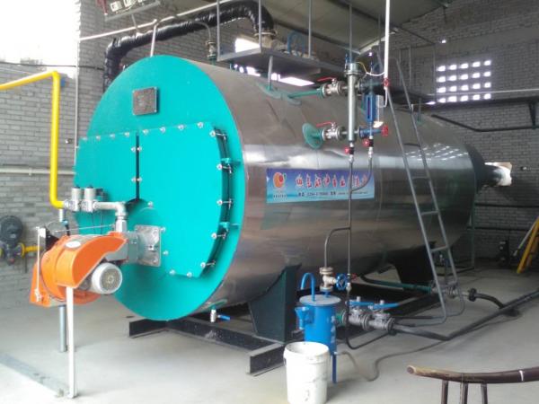 High Efficiency Light Oil Fired Heating Boilers For Dry Cleaning Machine 4000kg