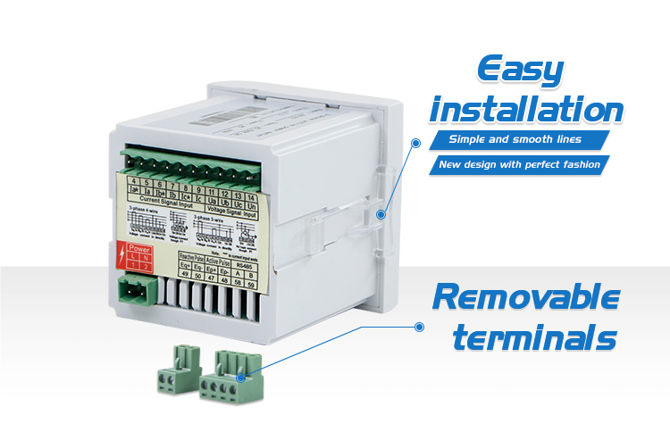 Three Phase LED display Power(Watt) Meter