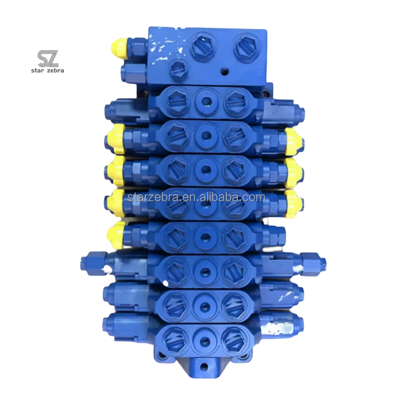 Machinery Repair Shops Distributor Assembly for Excavator JCB 8056 8060 Xugong Sanyi 75 Multi-way Valve Main Control Valve
