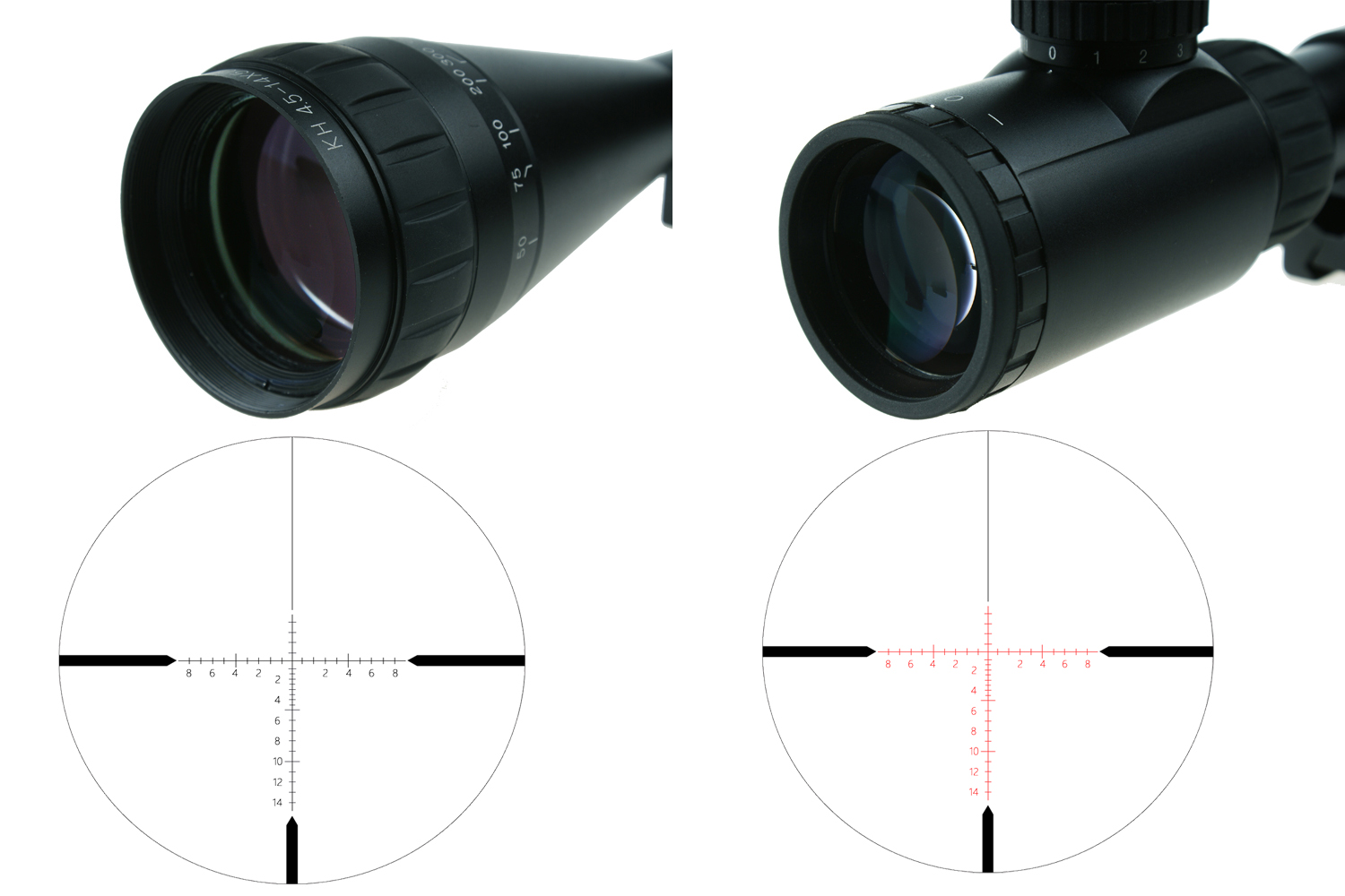 4-12x Magnification Hunting Scope KH AOE 4-12x42 Long Distance Scope with Mount