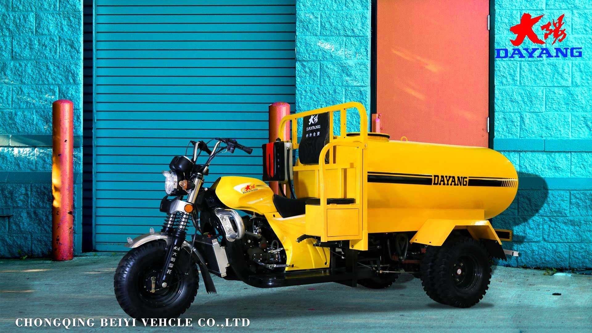 5.0-12 Tyre Tricycle Cabine Diesel Tricycle Cargo Motorized Tricycles Truck