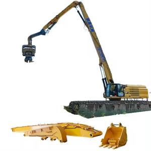 Quality OEM 20-85ton Excavator Pile Driving Arm , Hydraulic Vibratory Pile Driver Arm wholesale