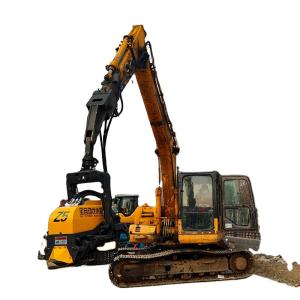 Quality Tree cutting machine harvester head for 10-13 tons excavator logging equipment wholesale