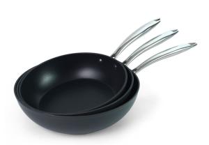Quality Aluminum Soft Touch bakelite 28cm Stackable Cookware Sets wholesale