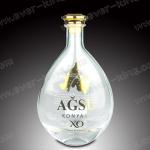 Custom High End FDA 1500g Brandy Glass Bottle