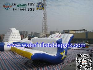 Quality Floating Inflatable Totter Revolution , Inflatable Water Park Games For Adults wholesale