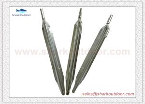 Quality 12&quot;/30cm V-shape Steel Tent Stake With Hook Beach Snow Umbrella Pegs Camping Accessories wholesale