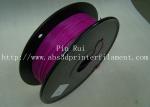 1.75mm 3.0mm Purple PLA 3D Printing Filament 1kg / roll