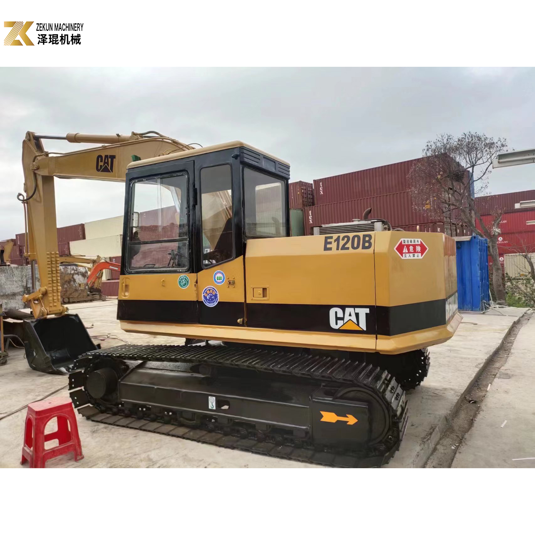 Used CAT E120B Excavator 0.21m3 Bucket Used Crawler Excavator