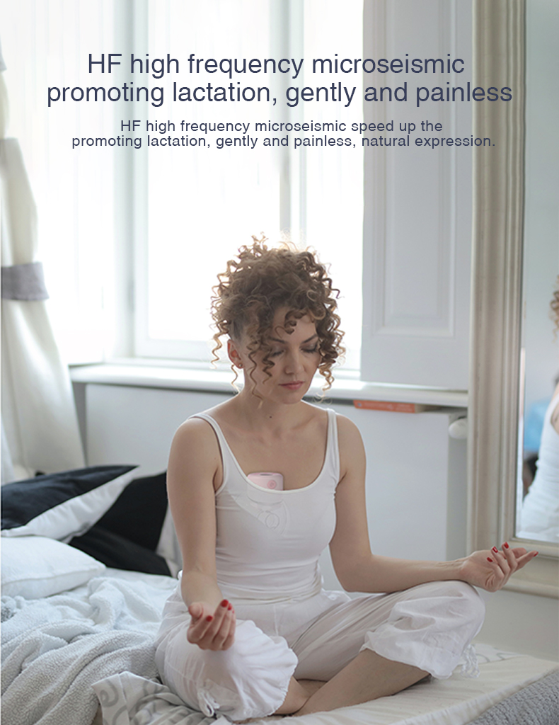 Electric Wearable Breast Pump Set On The Go Hands Free Pump With Suction Function
