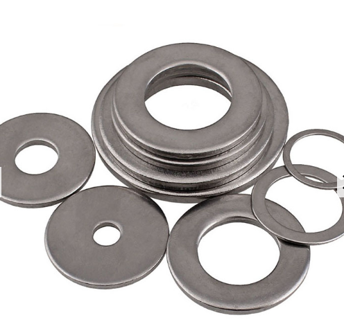DIN 125 Form A Gasket Plain Flat Washer for Water Treatment M3-M30 Stainless Steel Hexagon Bolts and Nuts