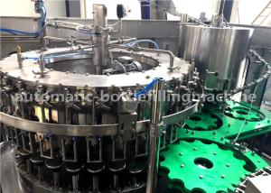 Quality Carbonated Soda Beverage Glass Bottle Filling Machine / Packaging Equipment wholesale
