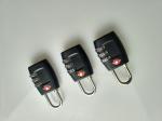 PC Material TSA Travel Locks 32.5g Color Customized TSA Certified Lock SGS